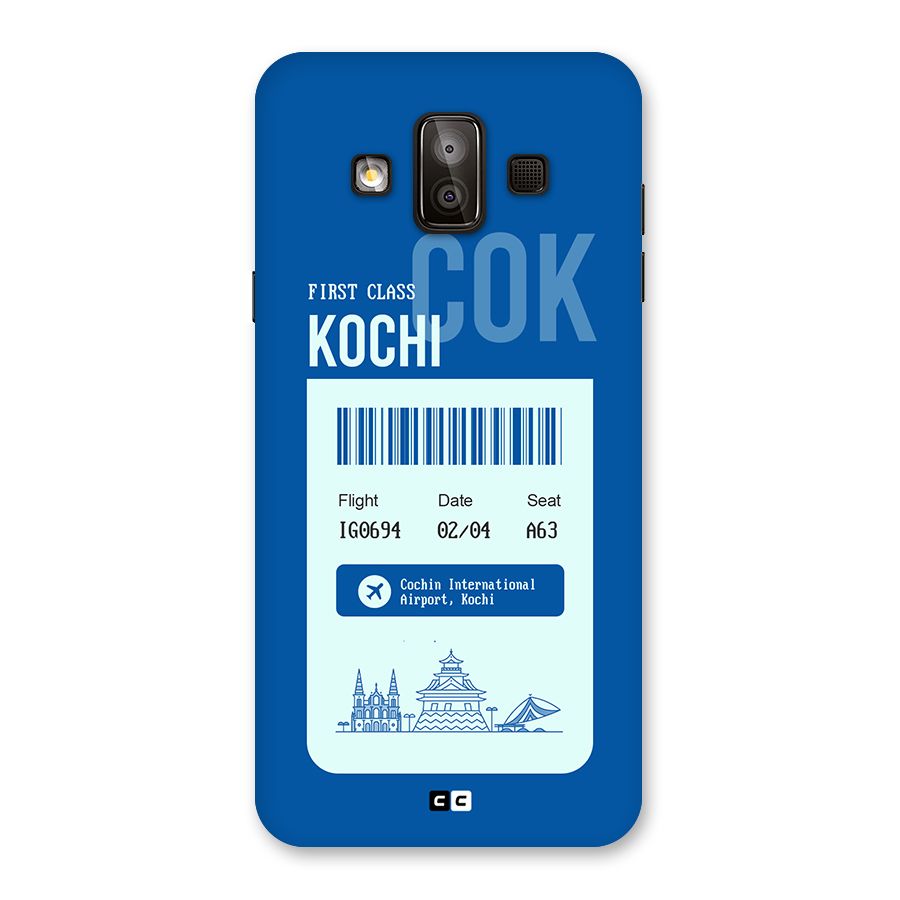 Kochi Boarding Pass Back Case for Galaxy J7 Duo