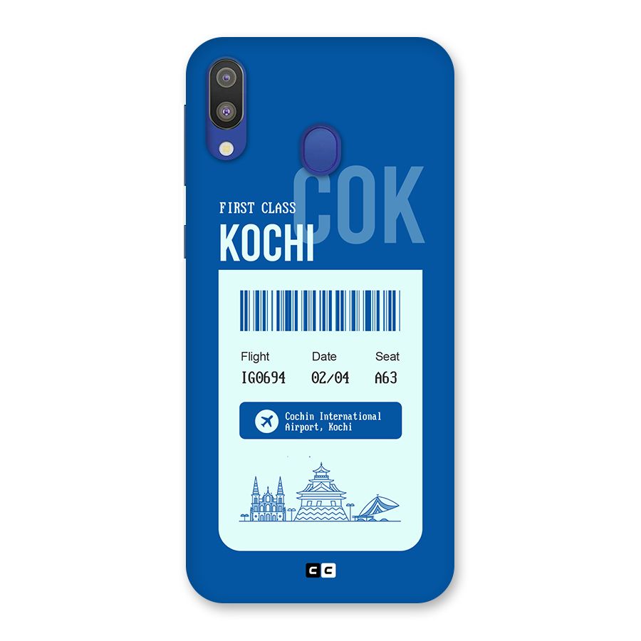 Kochi Boarding Pass Back Case for Galaxy M20