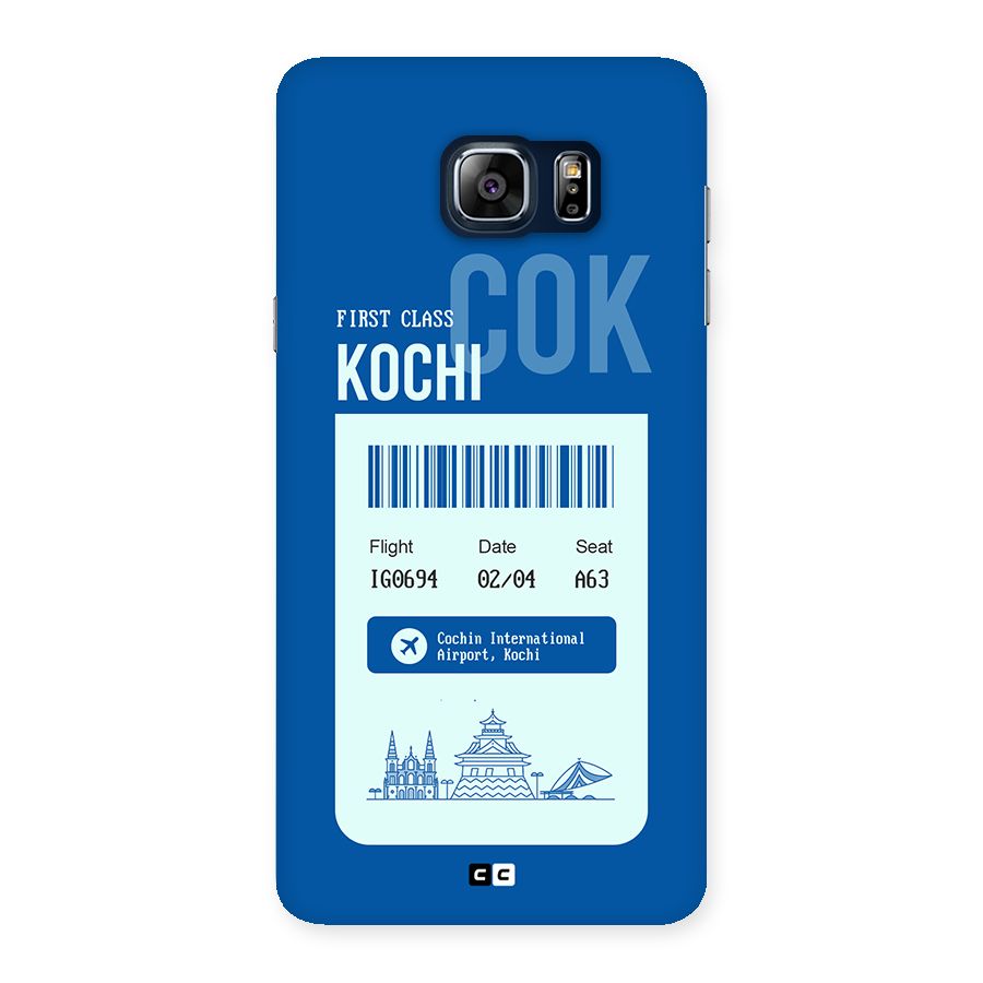 Kochi Boarding Pass Back Case for Galaxy Note 5
