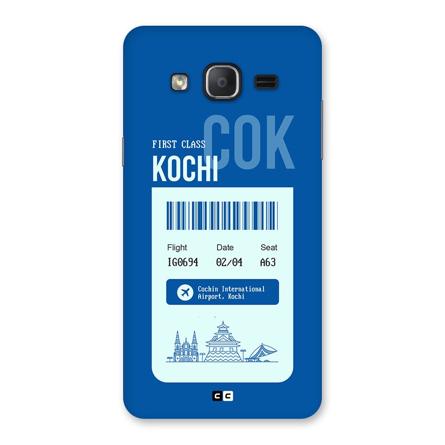 Kochi Boarding Pass Back Case for Galaxy On7 2015