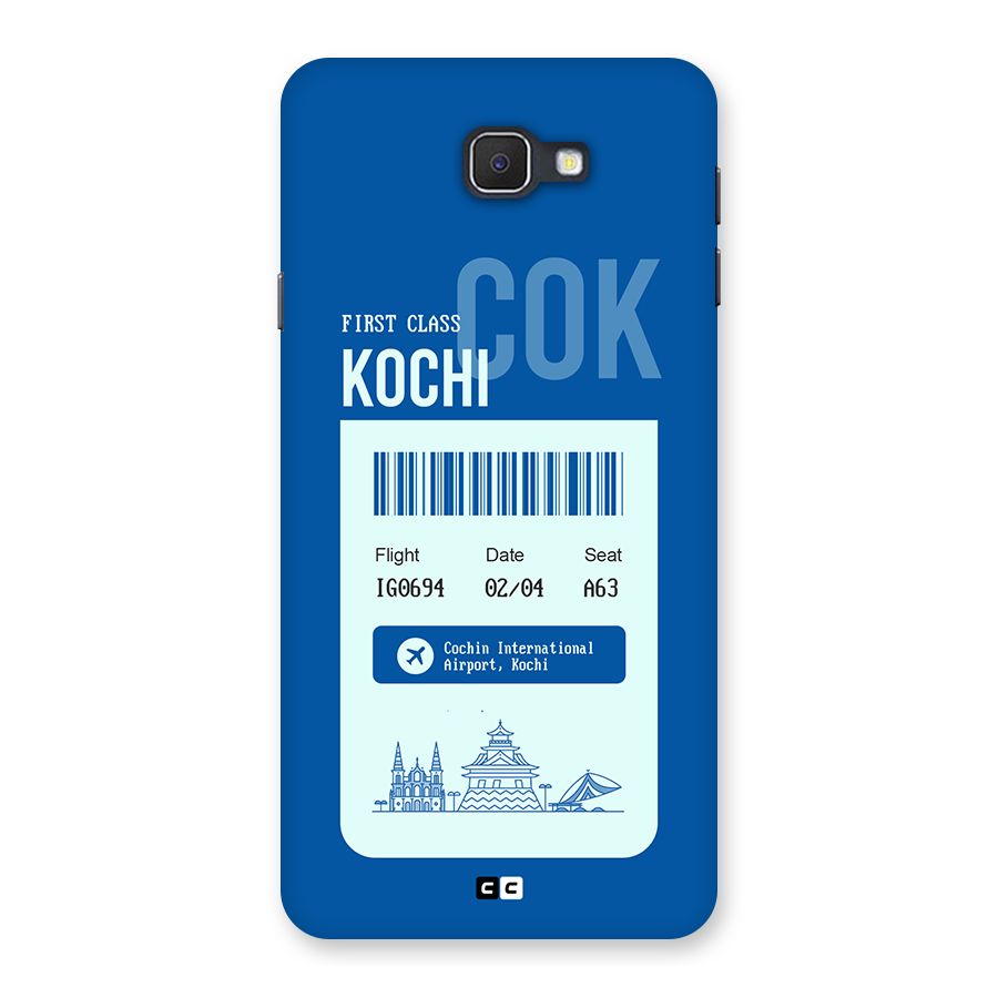 Kochi Boarding Pass Back Case for Galaxy On7 2016