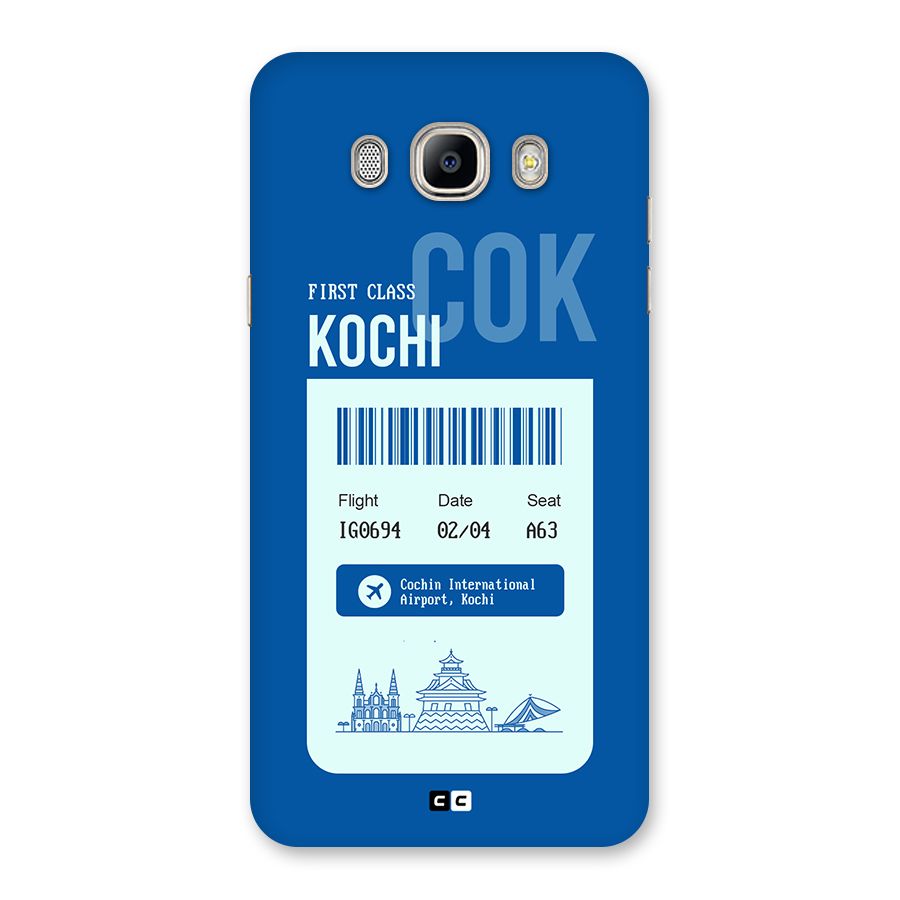Kochi Boarding Pass Back Case for Galaxy On8