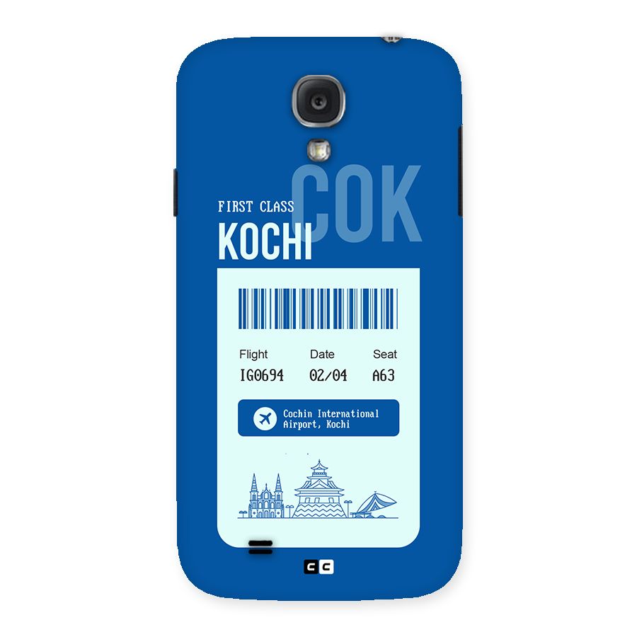 Kochi Boarding Pass Back Case for Galaxy S4