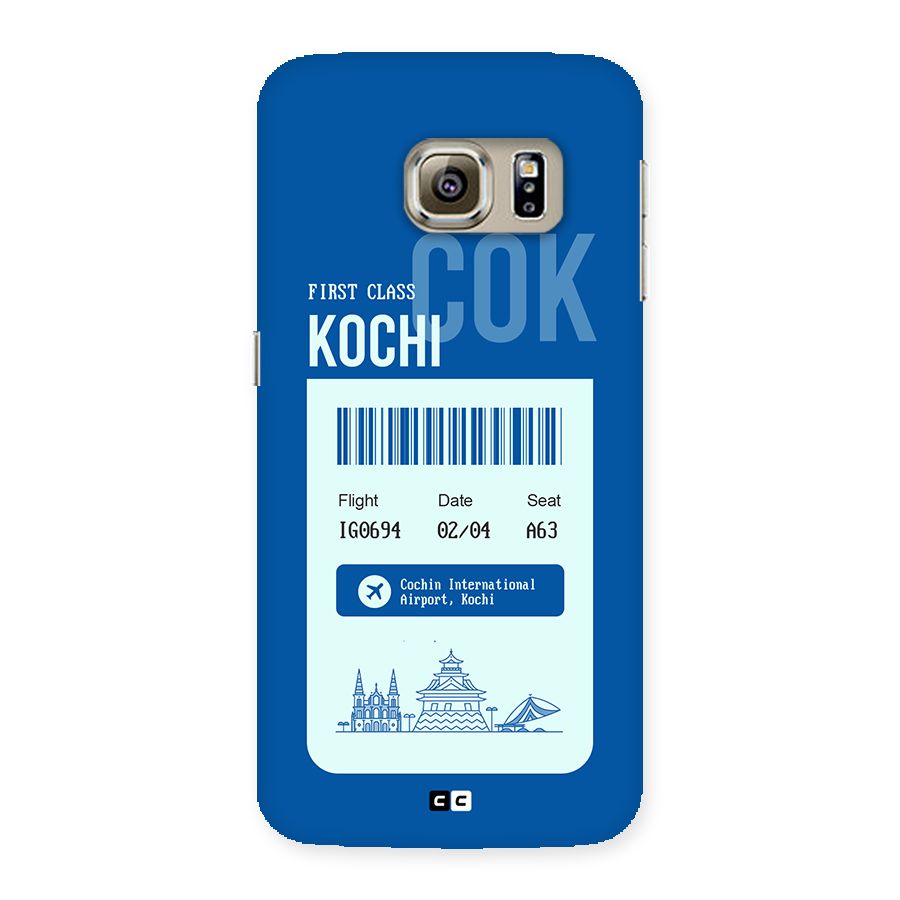 Kochi Boarding Pass Back Case for Galaxy S6 edge