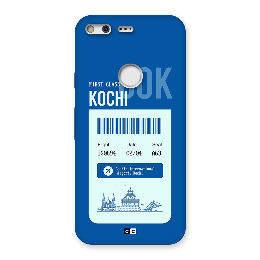 Kochi Boarding Pass Back Case for Google Pixel