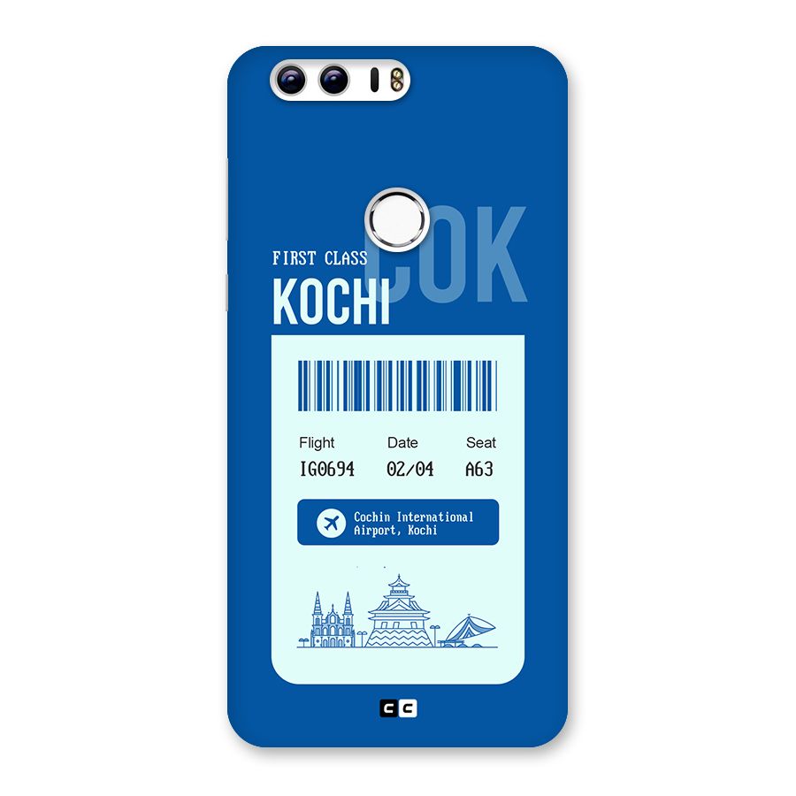 Kochi Boarding Pass Back Case for Honor 8
