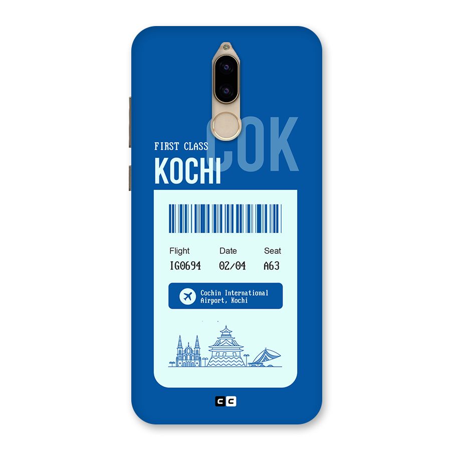 Kochi Boarding Pass Back Case for Honor 9i