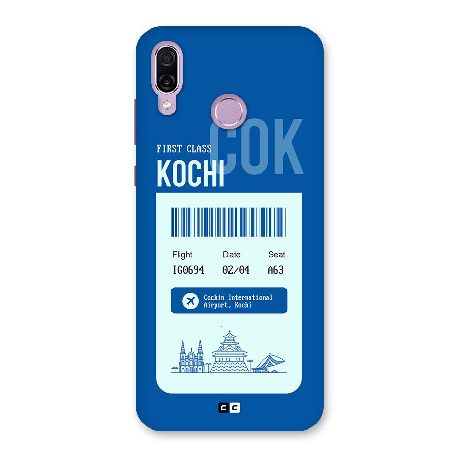 Kochi Boarding Pass Back Case for Honor Play