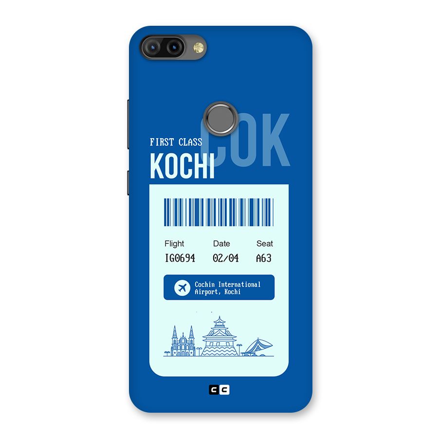 Kochi Boarding Pass Back Case for Infinix Hot 6 Pro