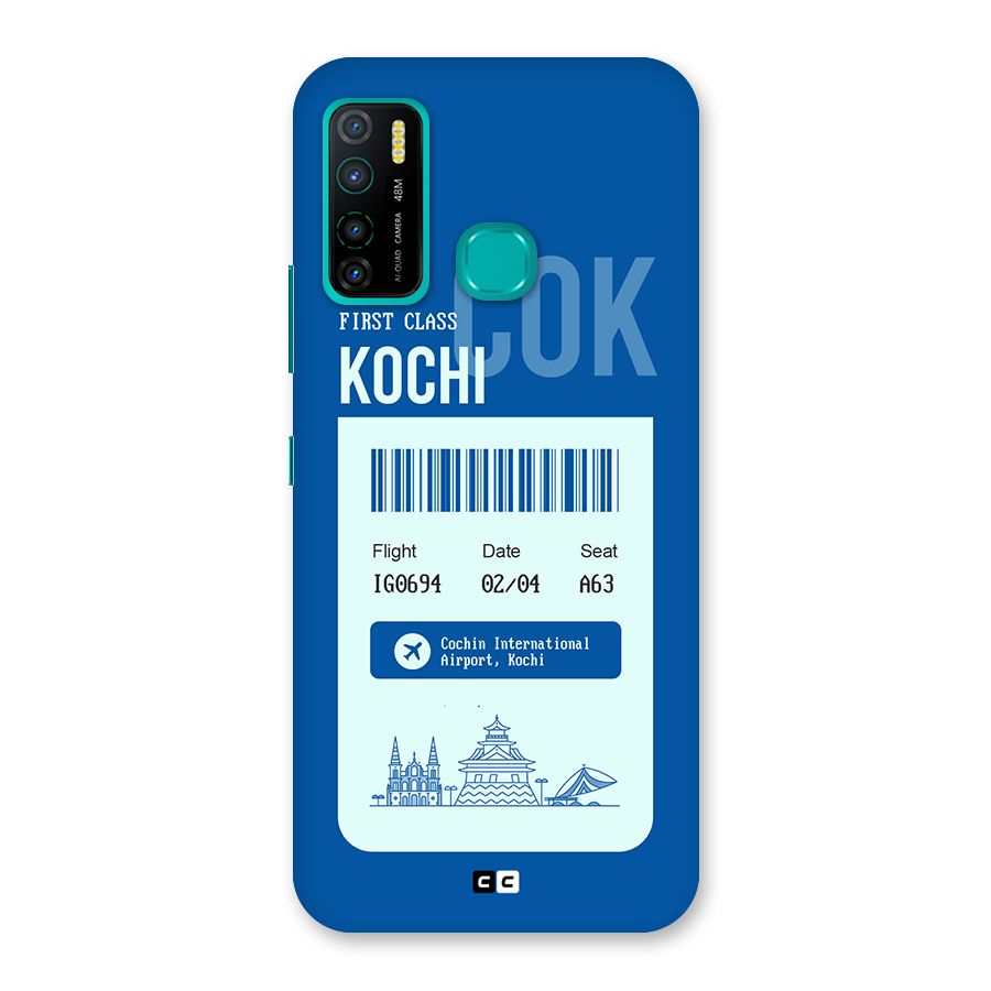 Kochi Boarding Pass Back Case for Infinix Hot 9 Pro