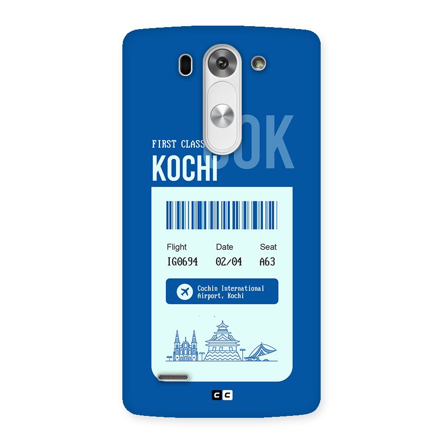 Kochi Boarding Pass Back Case for LG G3 Mini