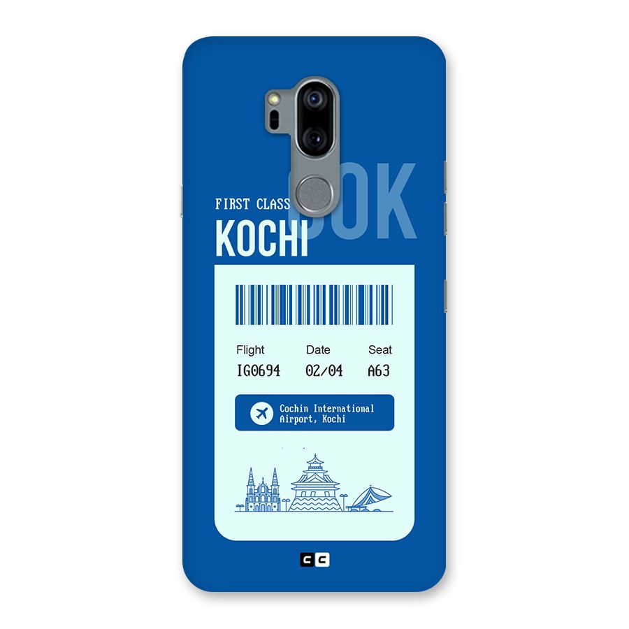 Kochi Boarding Pass Back Case for LG G7