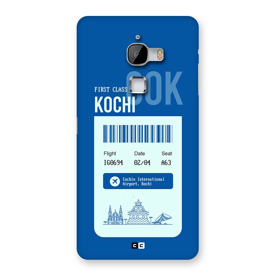 Kochi Boarding Pass Back Case for LeTV Le Max