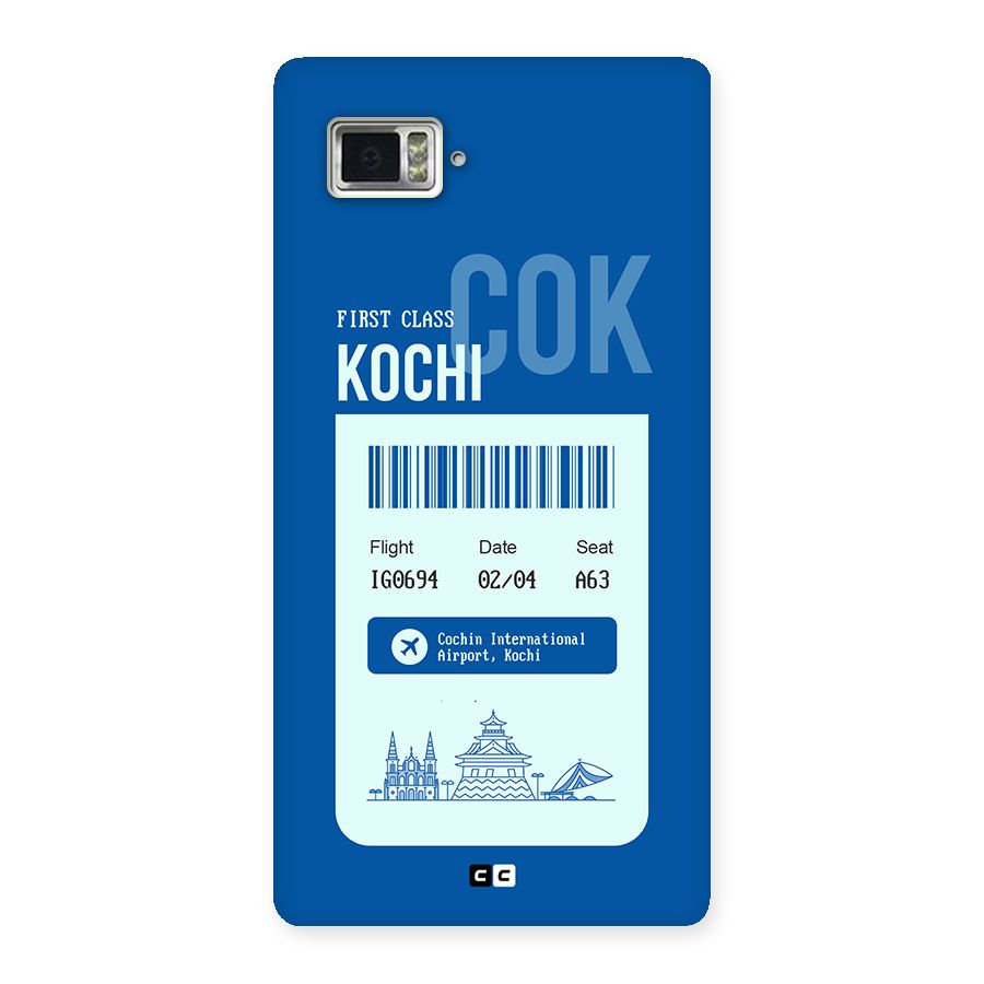 Kochi Boarding Pass Back Case for Lenovo Vibe Z2 Pro K920