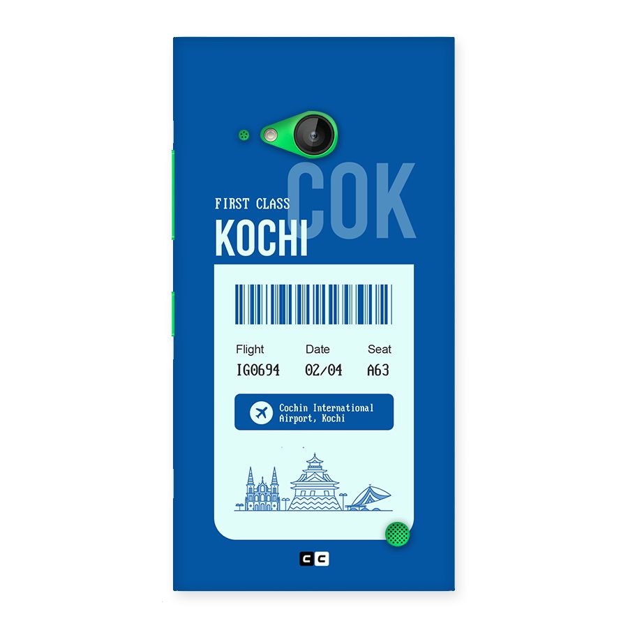 Kochi Boarding Pass Back Case for Lumia 730