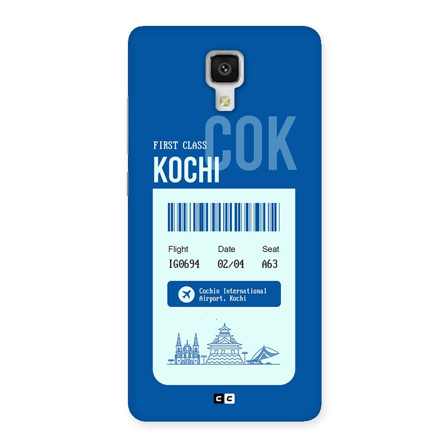 Kochi Boarding Pass Back Case for Mi4