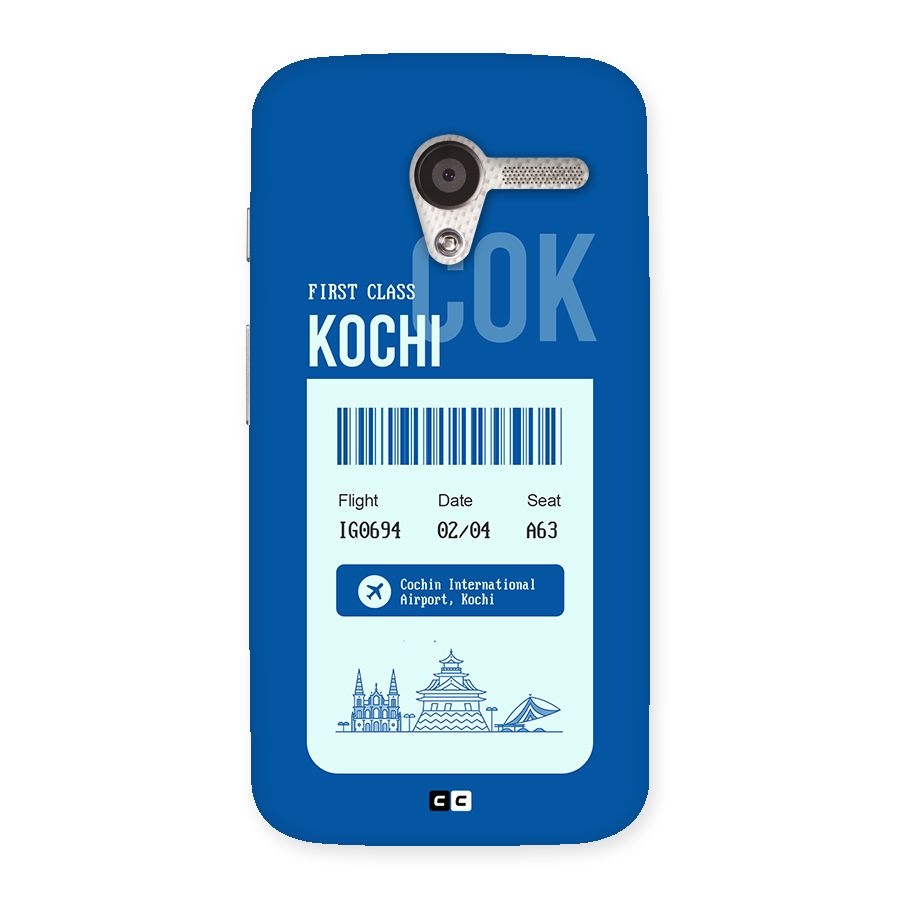 Kochi Boarding Pass Back Case for Moto X
