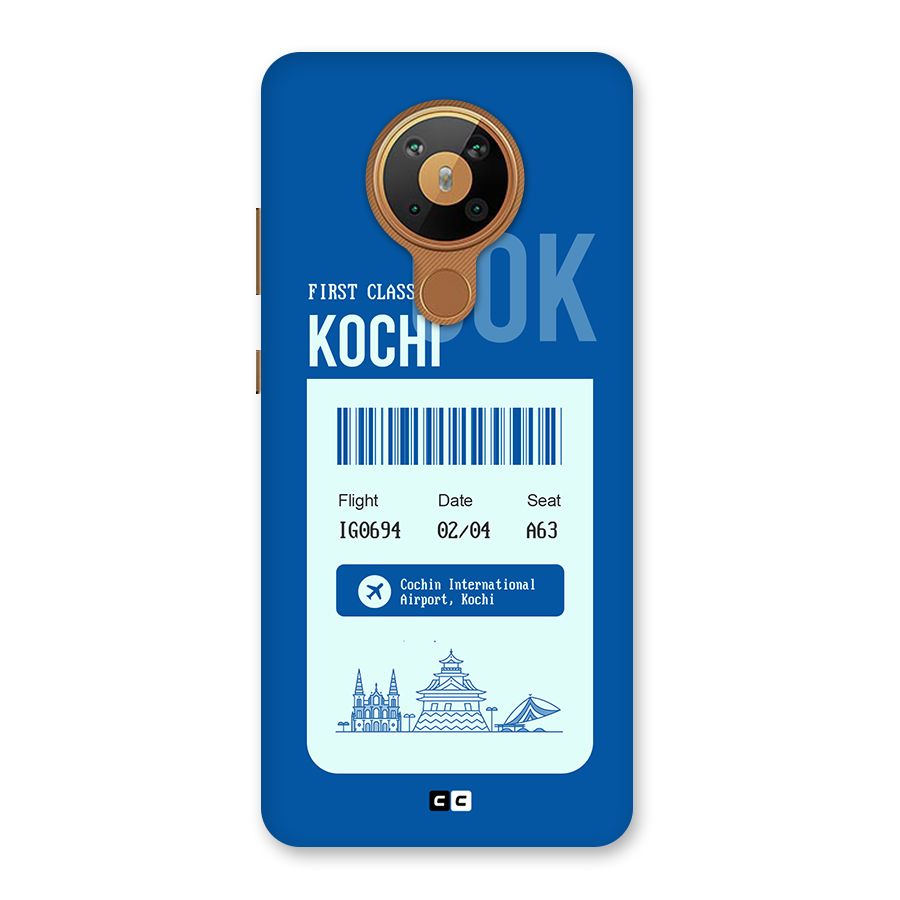 Kochi Boarding Pass Back Case for Nokia 5.3