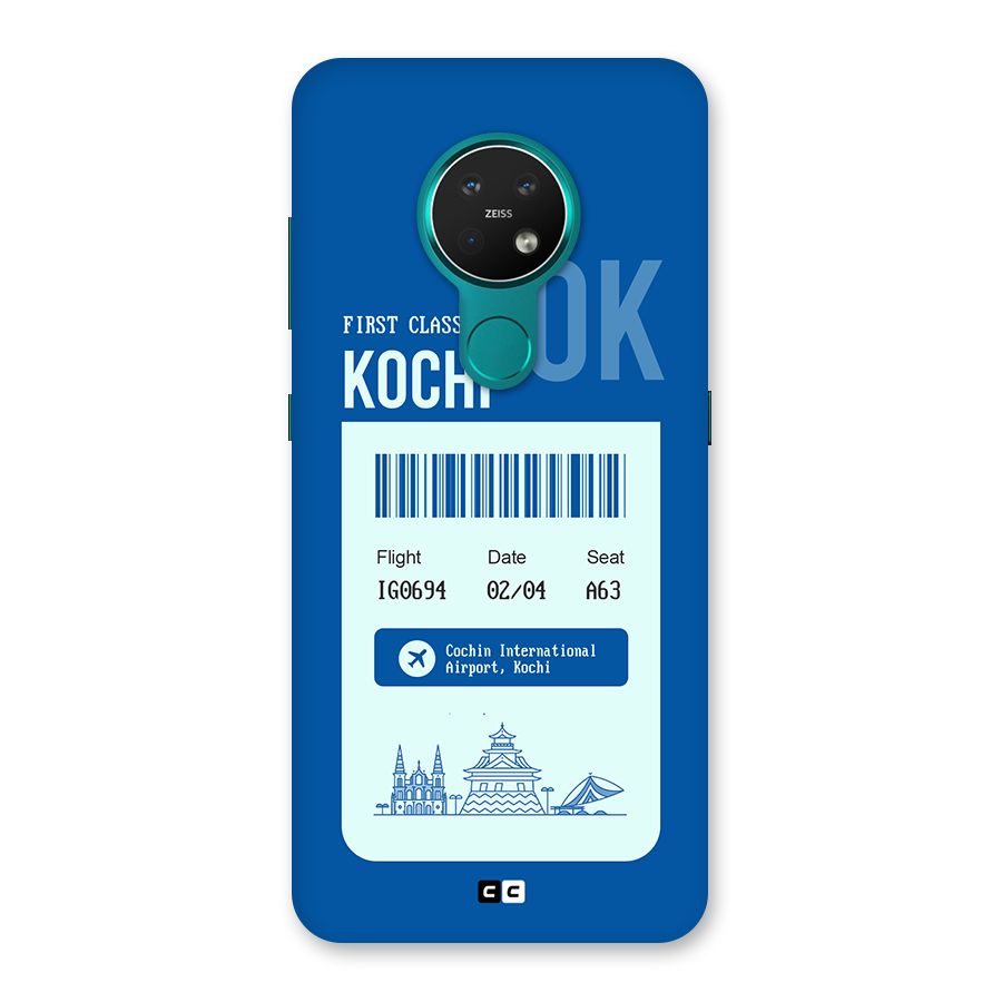 Kochi Boarding Pass Back Case for Nokia 7.2