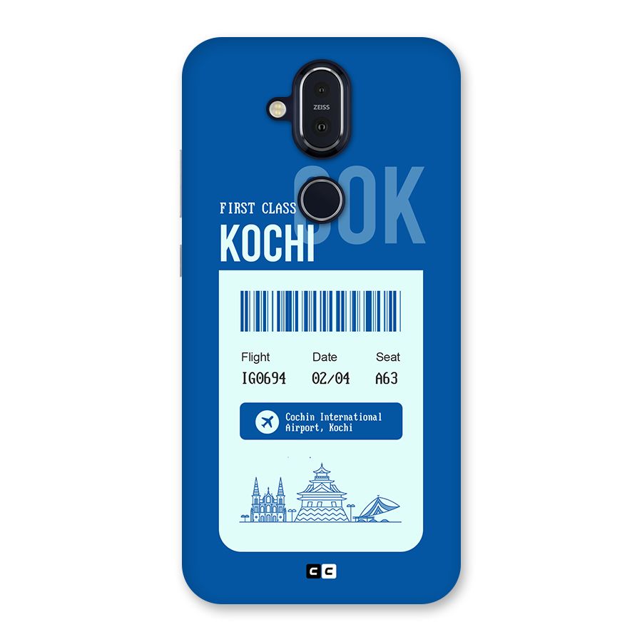 Kochi Boarding Pass Back Case for Nokia 8.1
