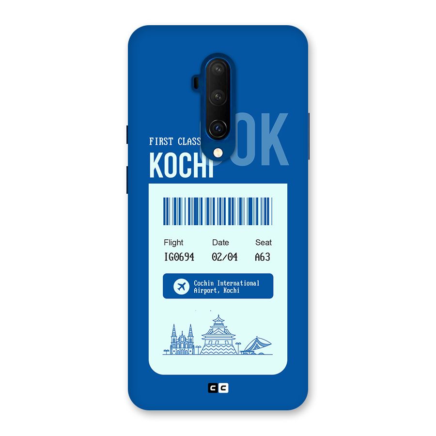 Kochi Boarding Pass Back Case for OnePlus 7T Pro