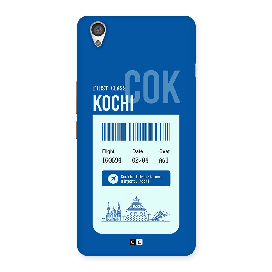 Kochi Boarding Pass Back Case for OnePlus X