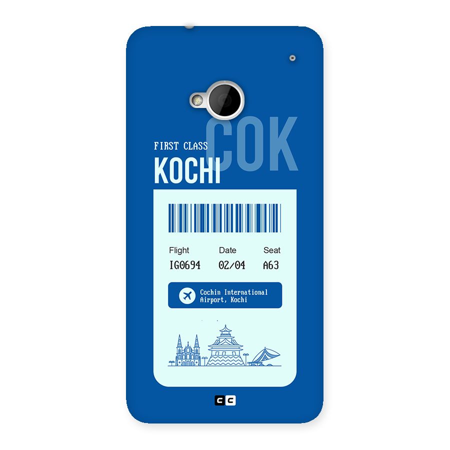 Kochi Boarding Pass Back Case for One M7 (Single Sim)