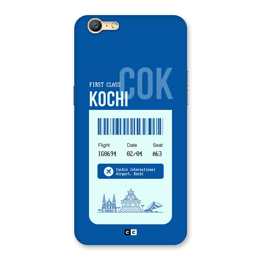 Kochi Boarding Pass Back Case for Oppo A39
