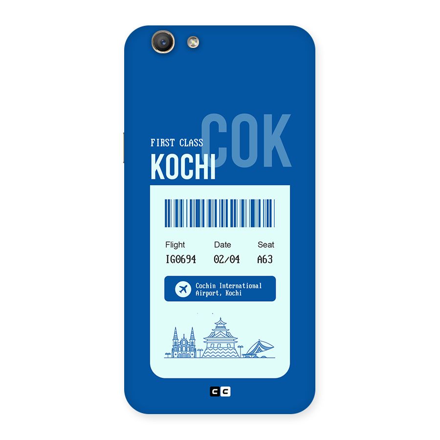 Kochi Boarding Pass Back Case for Oppo A59