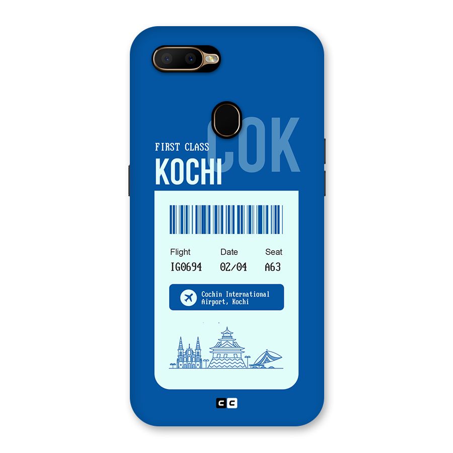 Kochi Boarding Pass Back Case for Oppo A5s