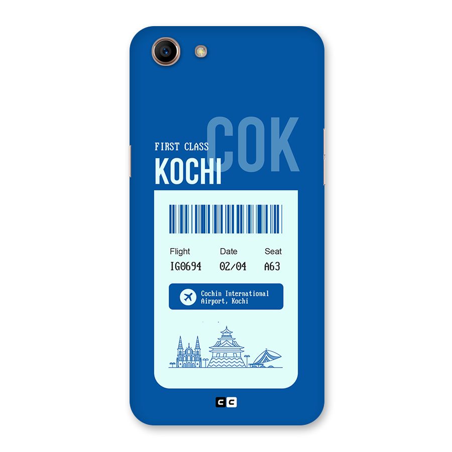 Kochi Boarding Pass Back Case for Oppo A83 (2018)