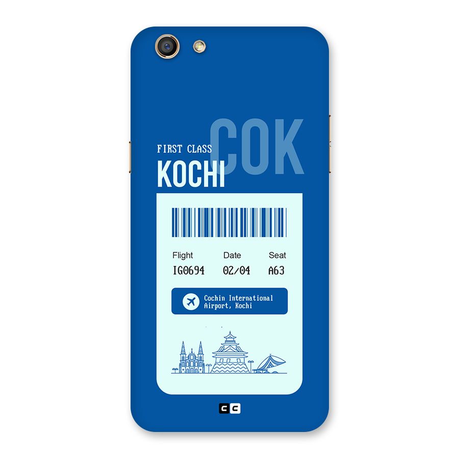 Kochi Boarding Pass Back Case for Oppo F3