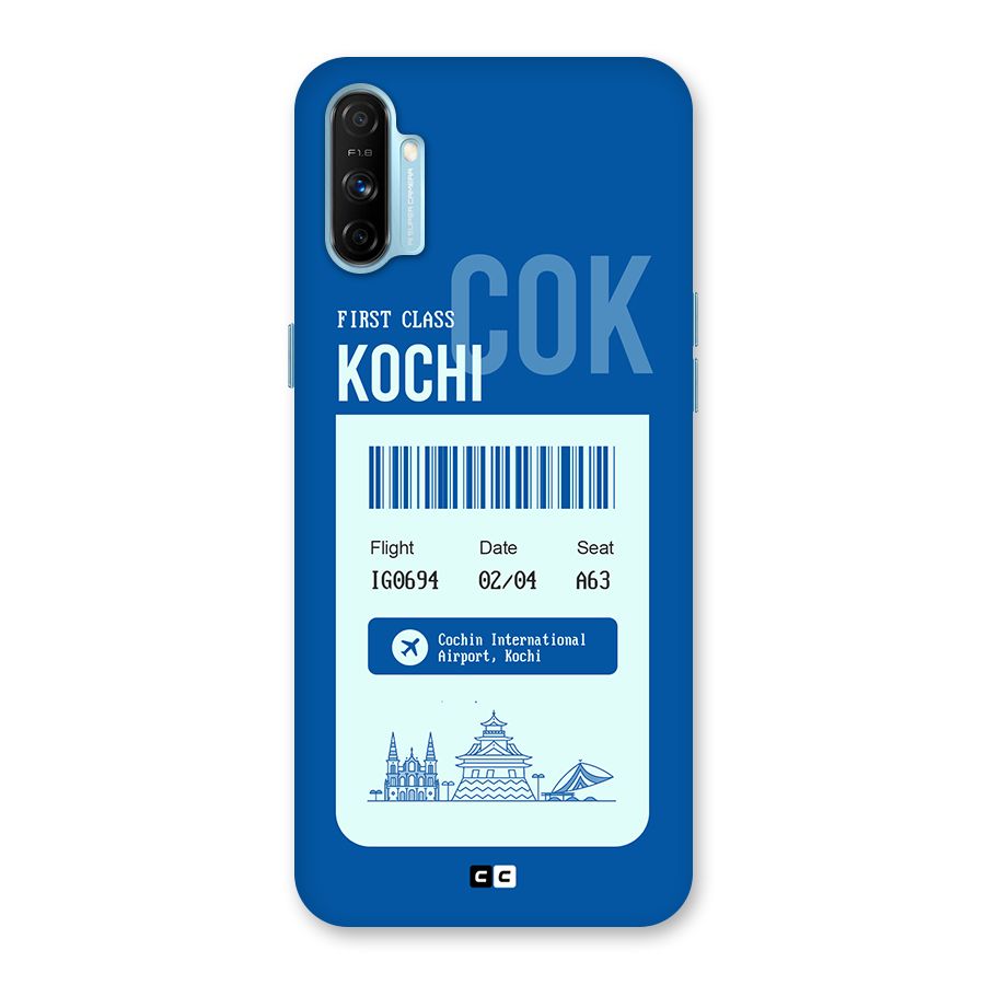 Kochi Boarding Pass Back Case for Realme Narzo 20A