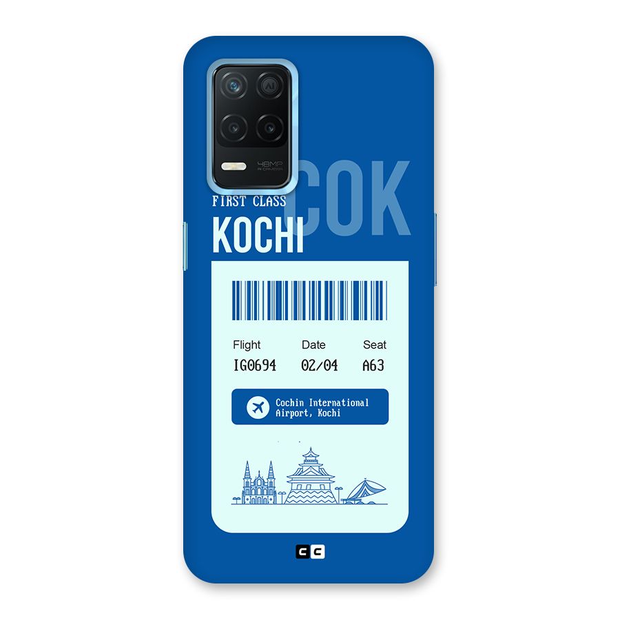 Kochi Boarding Pass Back Case for Realme Narzo 30 5G