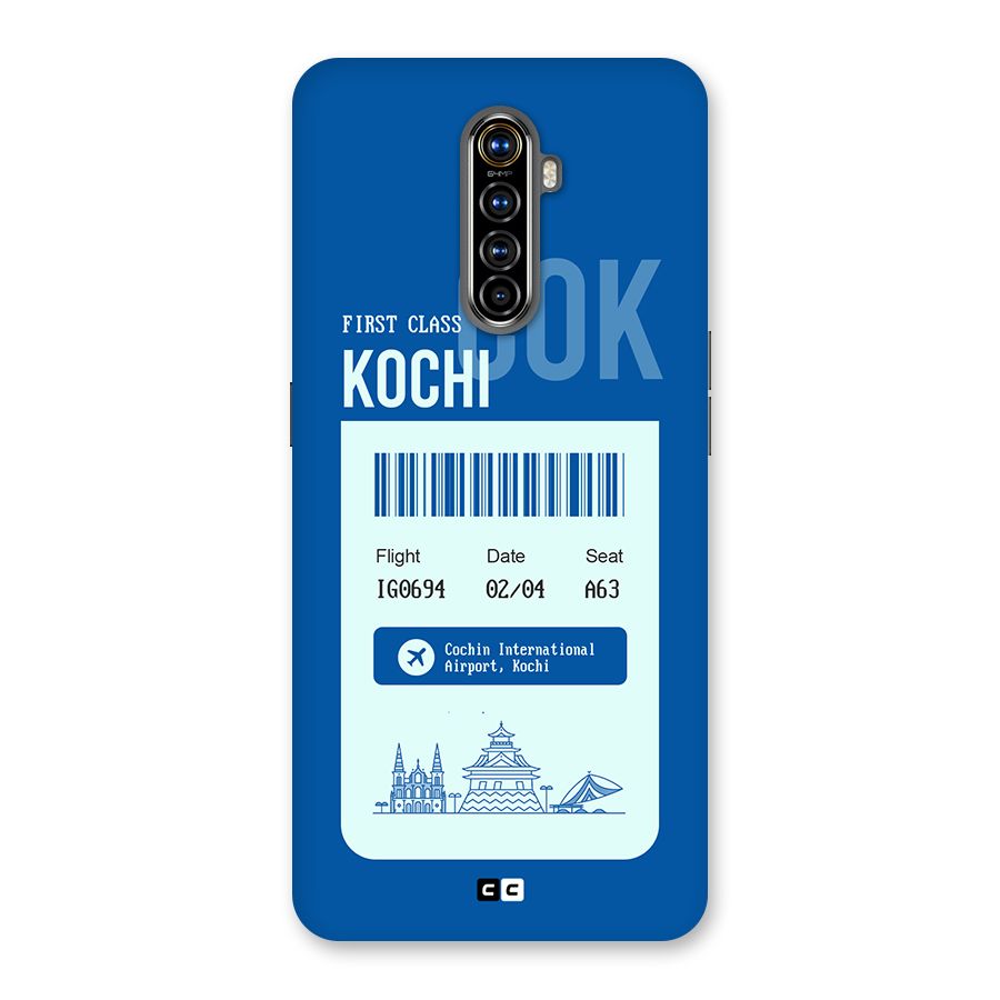 Kochi Boarding Pass Back Case for Realme X2 Pro