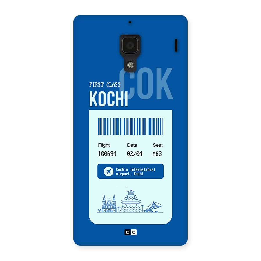 Kochi Boarding Pass Back Case for Redmi 1s
