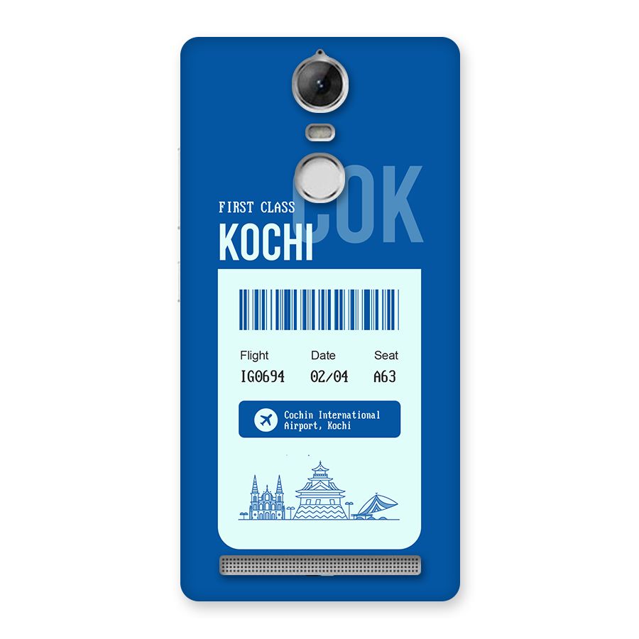 Kochi Boarding Pass Back Case for Vibe K5 Note
