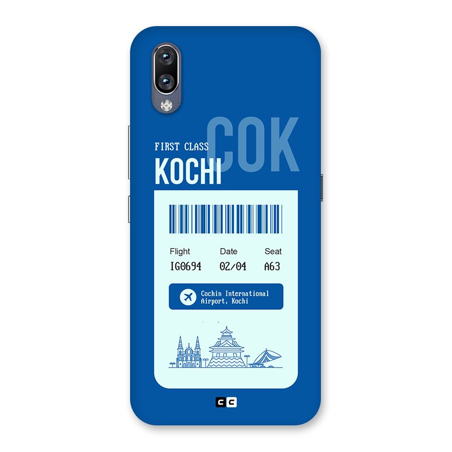 Kochi Boarding Pass Back Case for Vivo NEX