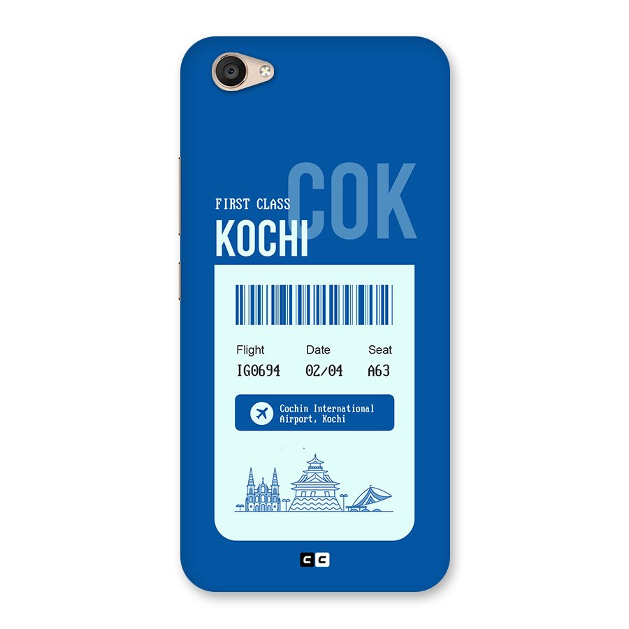 Kochi Boarding Pass Back Case for Vivo V5 Plus