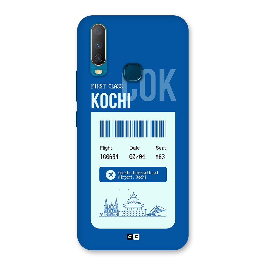 Kochi Boarding Pass Back Case for Vivo Y11