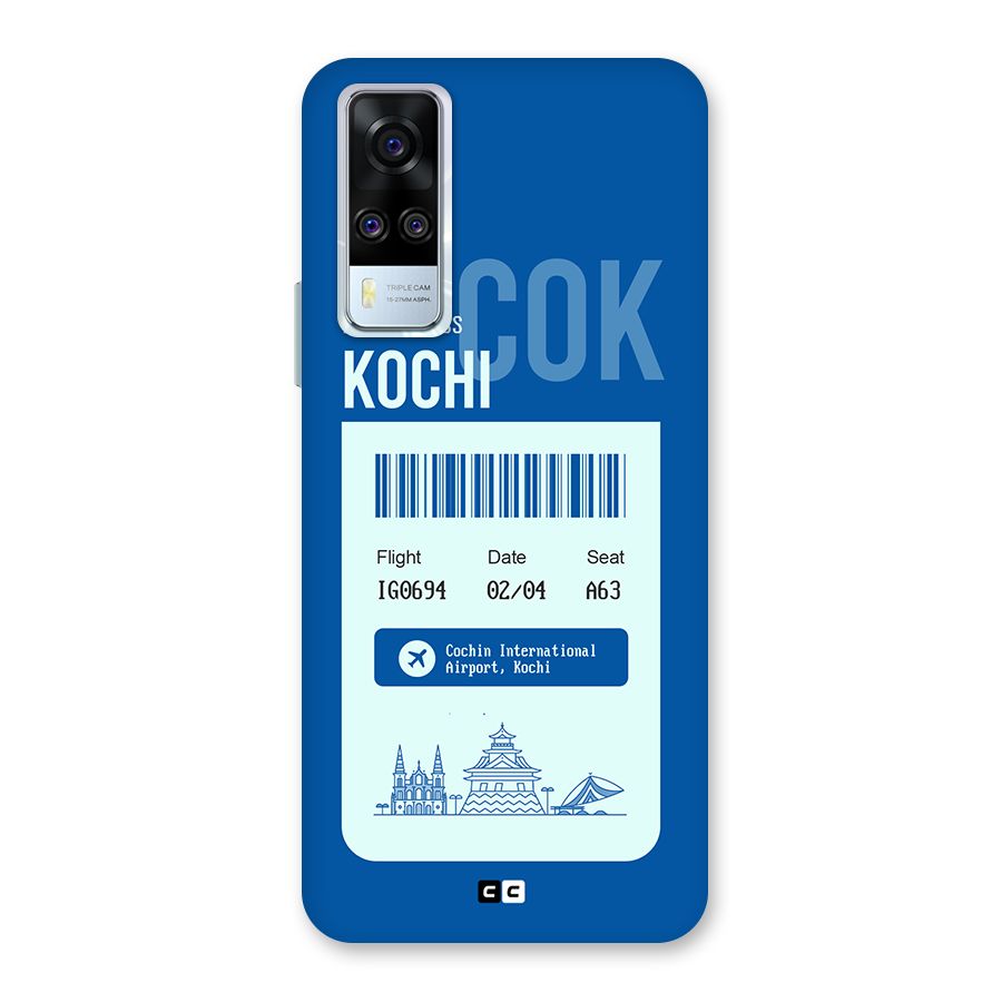Kochi Boarding Pass Back Case for Vivo Y31
