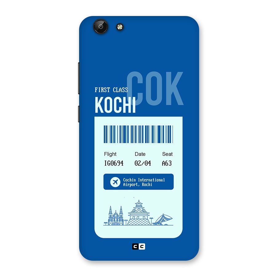 Kochi Boarding Pass Back Case for Vivo Y69