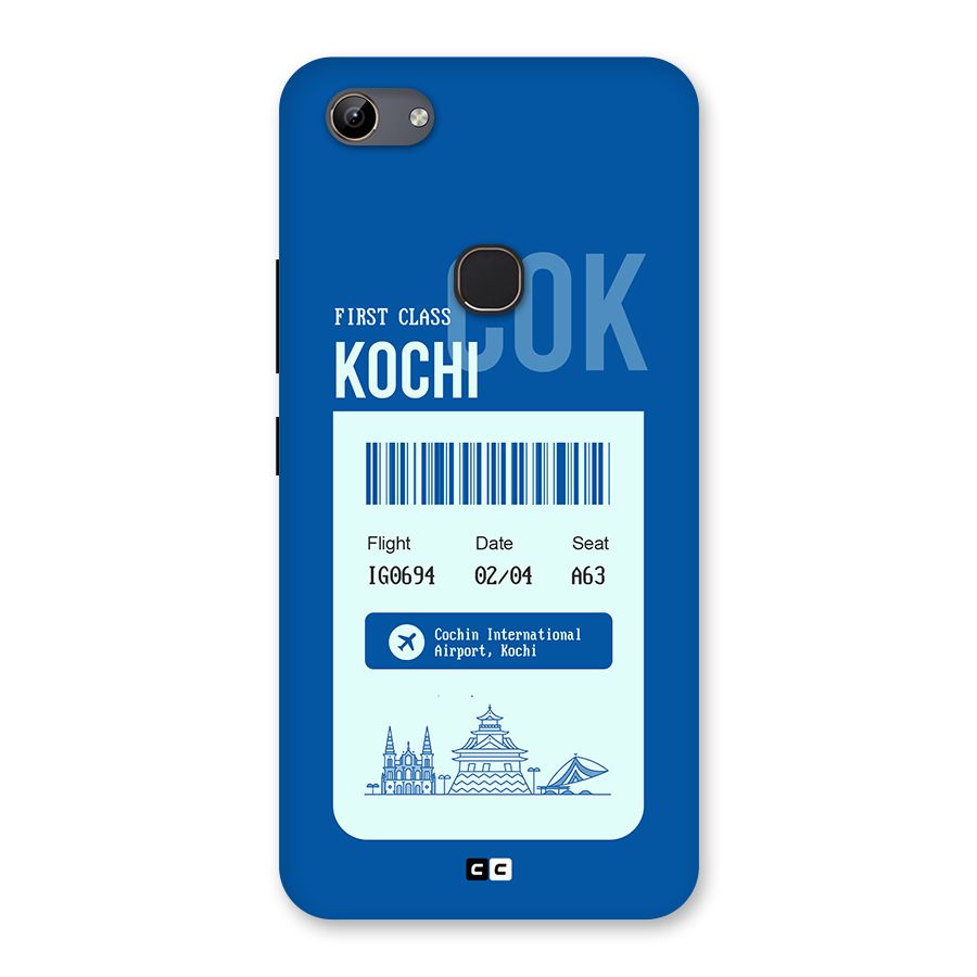 Kochi Boarding Pass Back Case for Vivo Y81