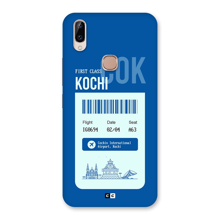 Kochi Boarding Pass Back Case for Vivo Y83 Pro