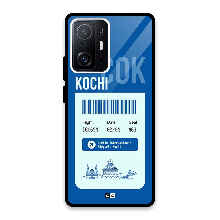 Kochi Boarding Pass Back Case for Xiaomi 11T Pro