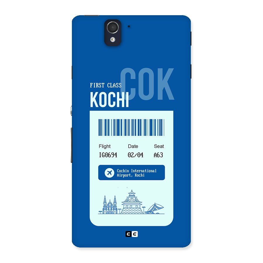 Kochi Boarding Pass Back Case for Xperia Z