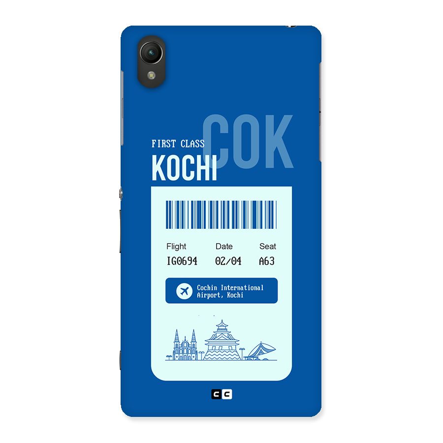 Kochi Boarding Pass Back Case for Xperia Z2