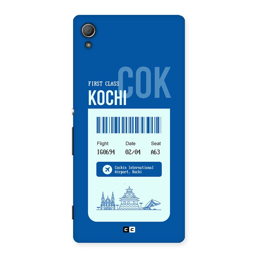 Kochi Boarding Pass Back Case for Xperia Z3 Plus