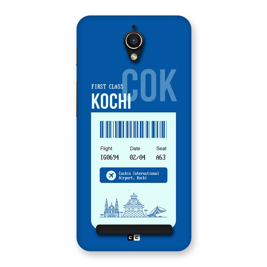 Kochi Boarding Pass Back Case for Zenfone Go