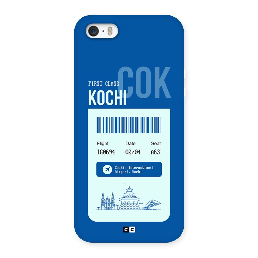 Kochi Boarding Pass Back Case for iPhone 5 5s